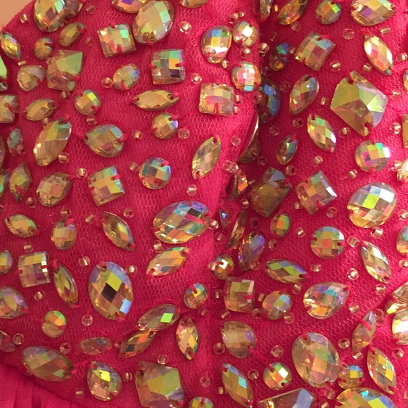 Strapless High Low B. Darlin Prom Dress - Picture 2 of 3